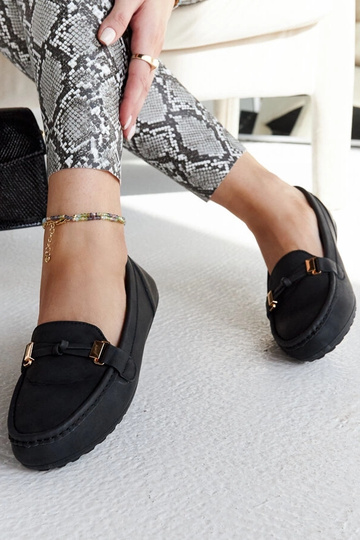 Mocassins Scafati noirs... 2