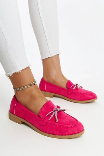 Mocassins rose pâle avec... 2