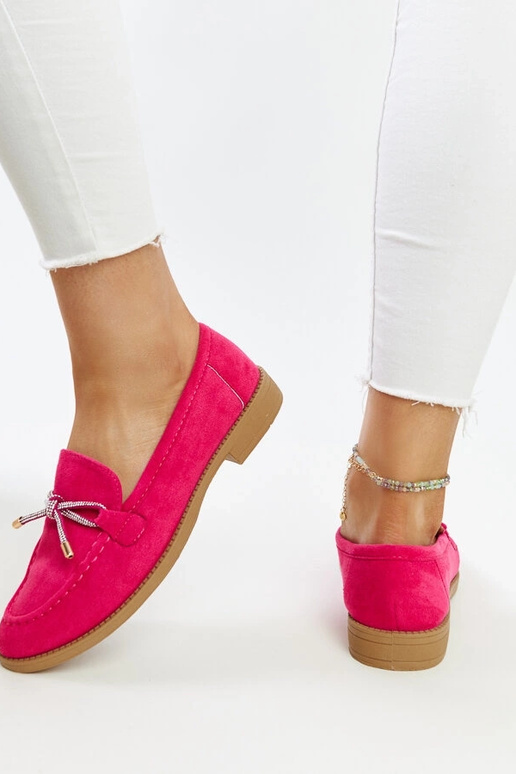 Mocassins rose pâle avec nœud... Mocassins rose pâle avec nœud...