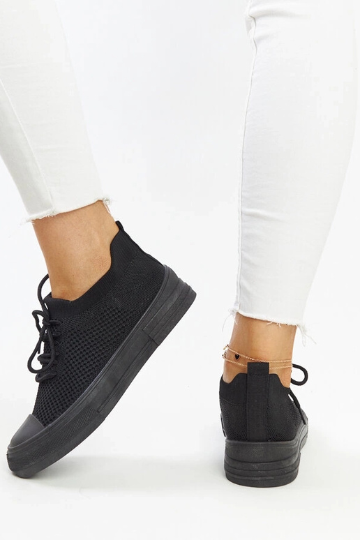 Baskets de sport légères noires Senaida