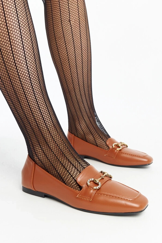 Mocassins à boucle Areebah marron