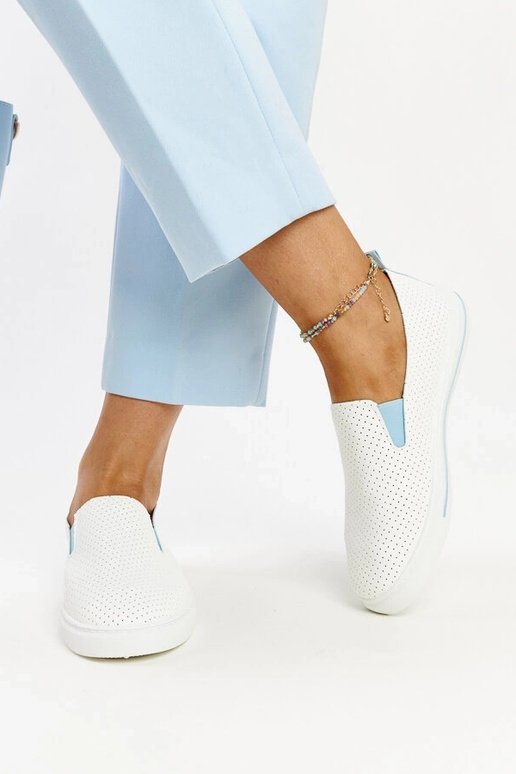 Chaussures semi-formelles blanches Sanan