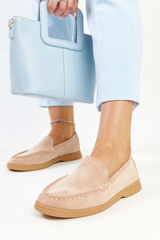 Chaussures Rumay en daim beige