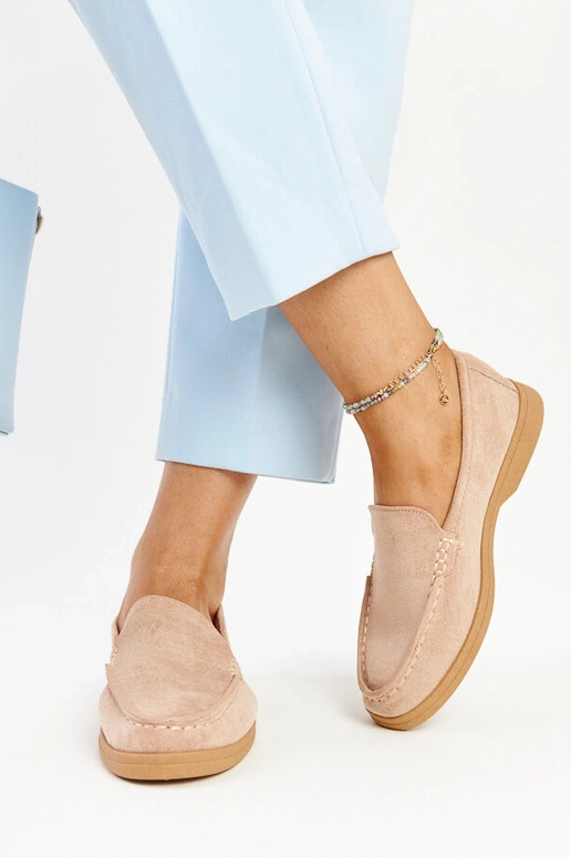 Chaussures Rumay en daim beige