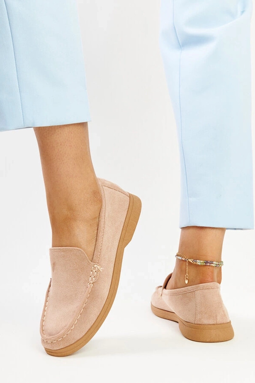 Chaussures Rumay en daim beige