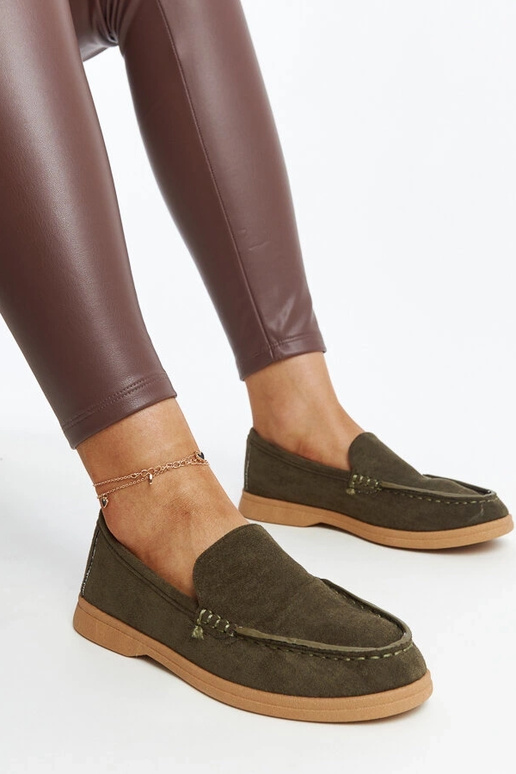 Demi-bottes en daim vert foncé Rumay