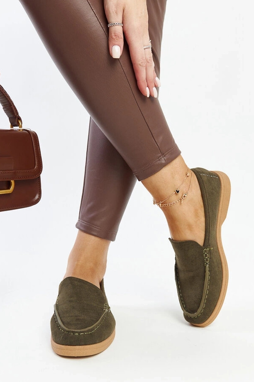 Demi-bottes en daim vert foncé Rumay