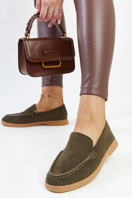 Demi-bottes en daim vert foncé Rumay