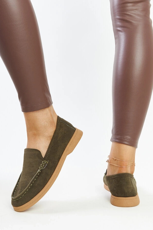 Demi-bottes en daim vert foncé Rumay