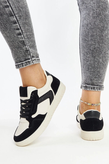 Baskets à paillettes noires... 2