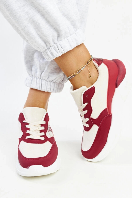 Baskets à plateforme Nereida beiges...