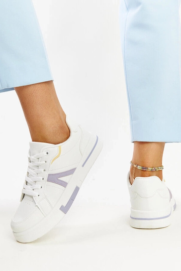 Baskets blanches de couleur... 2