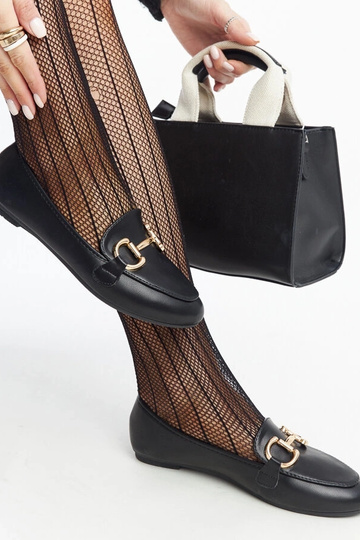 Mocassins à boucle Tanja noirs 2