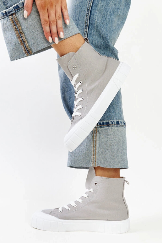 Szare wysokie trampki Vinka Szare wysokie trampki Vinka
