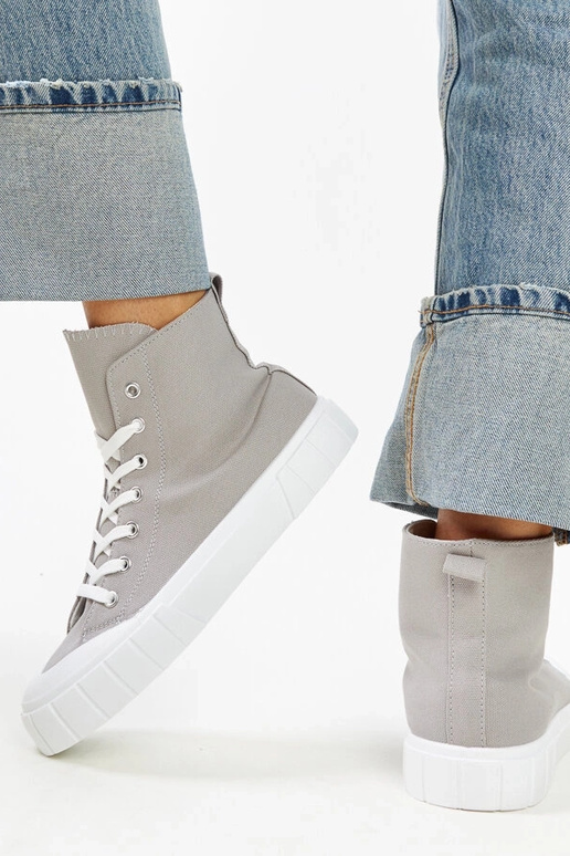Szare wysokie trampki Vinka Szare wysokie trampki Vinka