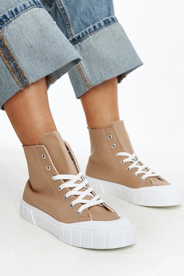 Baskets montantes marron Vinka 2
