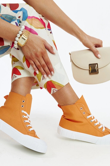 Baskets montantes Vinka orange