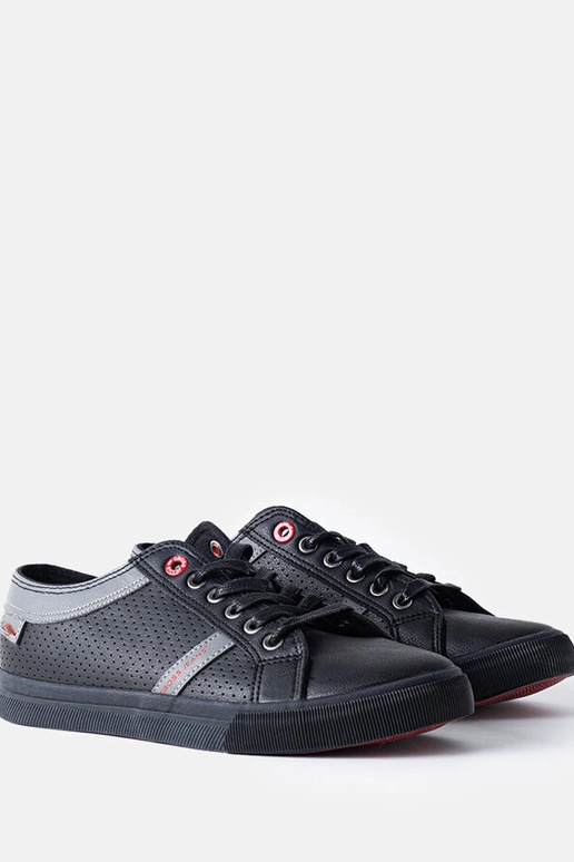 Czarne męskie trampki CROSS JEANS Czarne męskie trampki CROSS JEANS