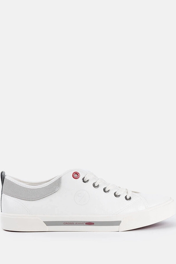Baskets homme blanches et grises CROSS JEANS