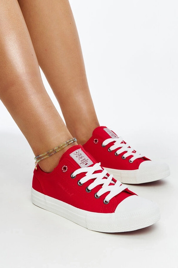 Baskets rouges pour femmes CROSS JEANS