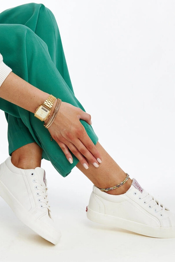 Baskets blanches en cuir écologique pour femme CROSS JEANS