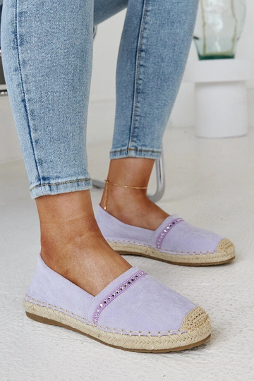 Espadrilles violettes avec...