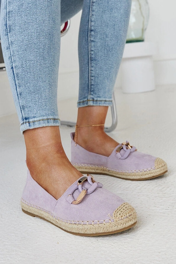 Espadrilles à chaîne violette de Radwan