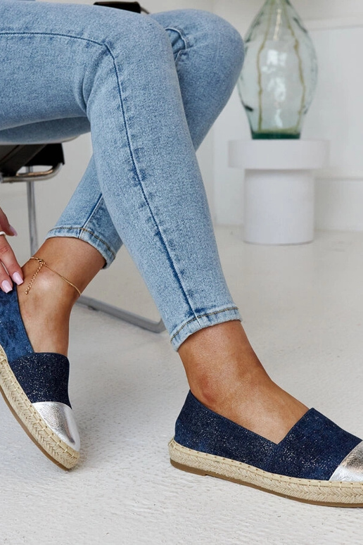 Espadrilles Surana bleu marine et...