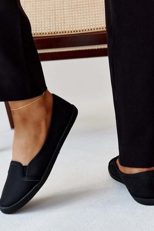 Baskets noires à lacets en simili...