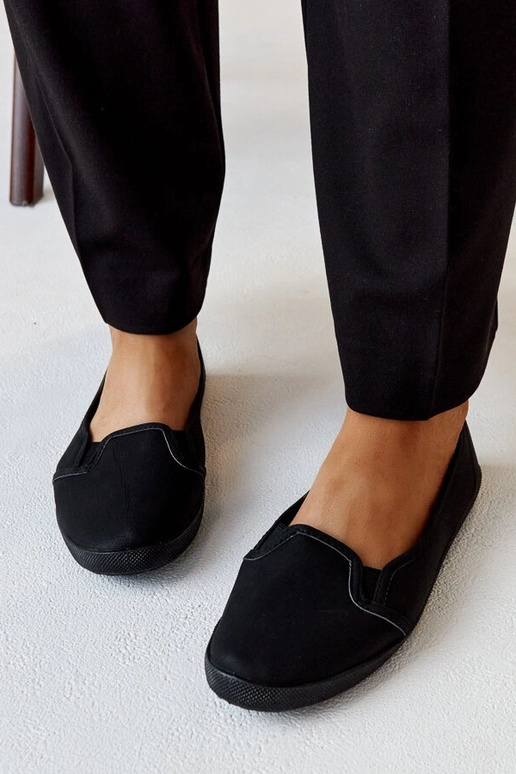 Baskets noires à lacets en simili...