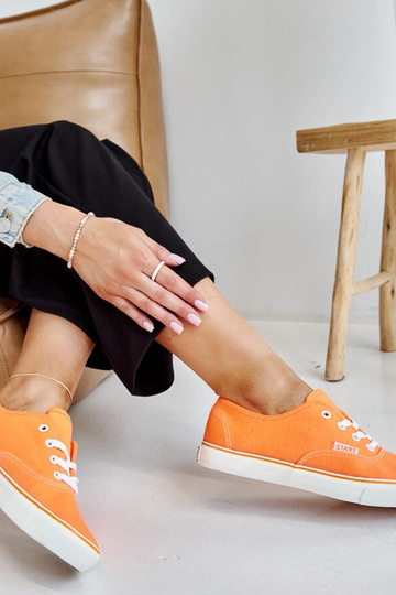 Baskets classiques orange Erla 2