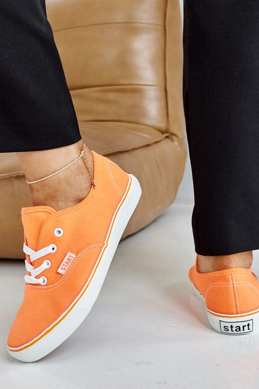 Baskets classiques orange Erla Baskets classiques orange Erla