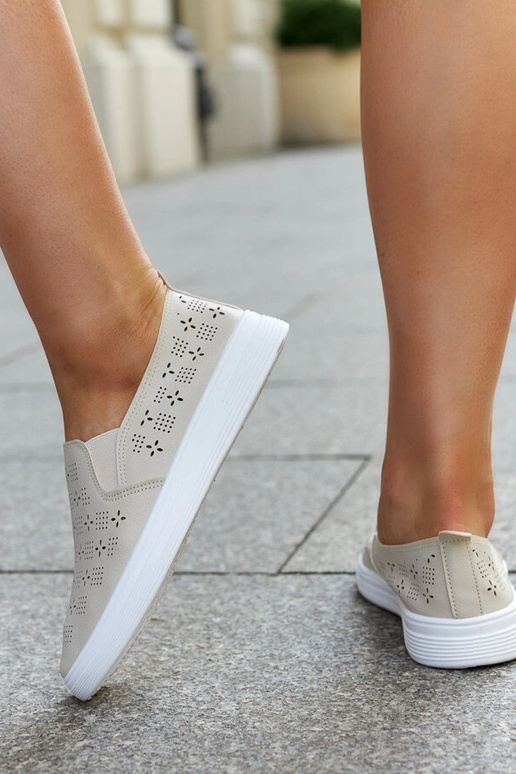 Baskets à enfiler Hilal beiges Baskets à enfiler Hilal beiges