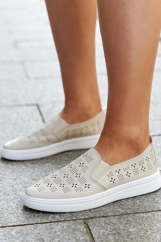 Baskets à enfiler Hilal beiges Baskets à enfiler Hilal beiges