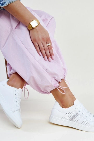 Baskets blanches en cuir... 2