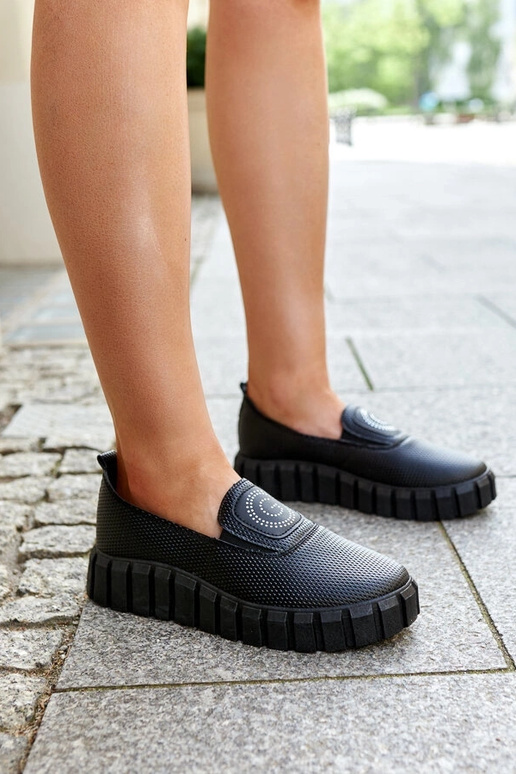 Bottines noires à semelle massive Teska Bottines noires à semelle massive Teska