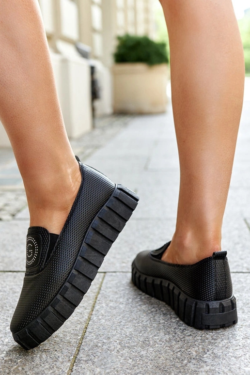 Bottines noires à semelle massive Teska Bottines noires à semelle massive Teska