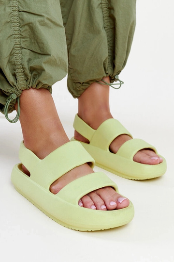 Sandales vertes Attiana