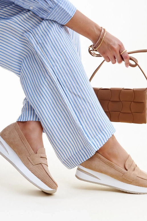 Chaussures Muna marron perforées Chaussures Muna marron perforées