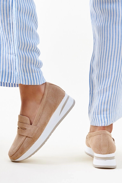 Chaussures Muna marron perforées Chaussures Muna marron perforées