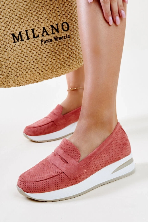 Chaussures Muna roses perforées Chaussures Muna roses perforées