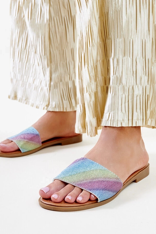 Tongs brillantes multicolores Anilsa Tongs brillantes multicolores Anilsa