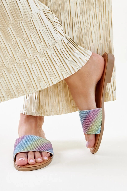 Tongs brillantes multicolores Anilsa Tongs brillantes multicolores Anilsa