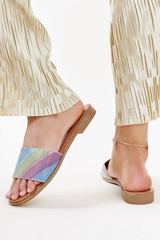 Tongs brillantes multicolores Anilsa Tongs brillantes multicolores Anilsa