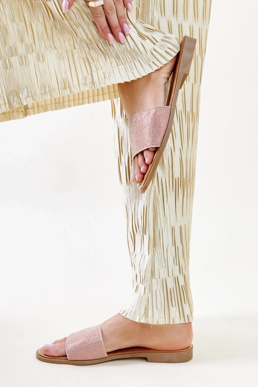 Tongs marron brillantes Anilsa Tongs marron brillantes Anilsa