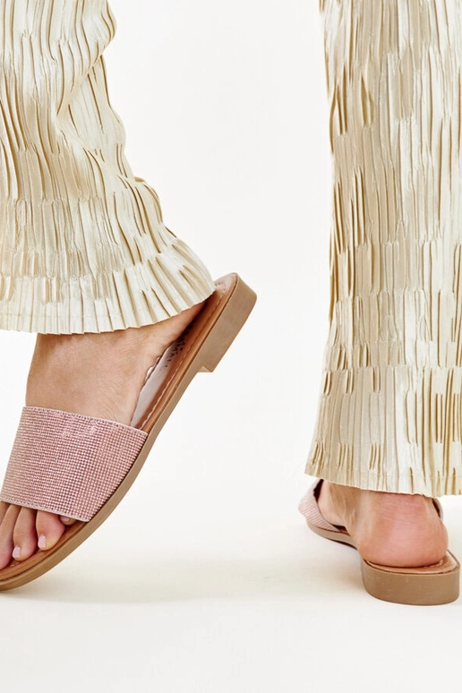 Tongs marron brillantes Anilsa Tongs marron brillantes Anilsa