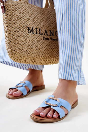 Tongs à boucle bleue Isana 2