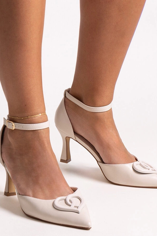 Escarpins avec semelle en cuir à...