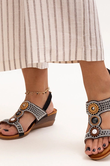 Sandales compensées basses...