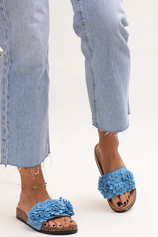 Tongs fleuries à semelle en liège Almida Tongs fleuries à semelle en liège Almida